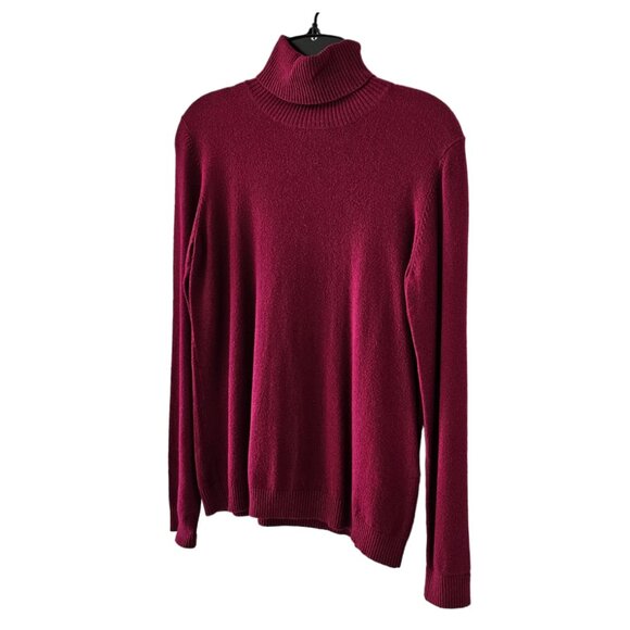 Petite Sophisticate Long Sleeve Turtleneck Top | NWT | SP | Raspberry Pink - Picture 3 of 16